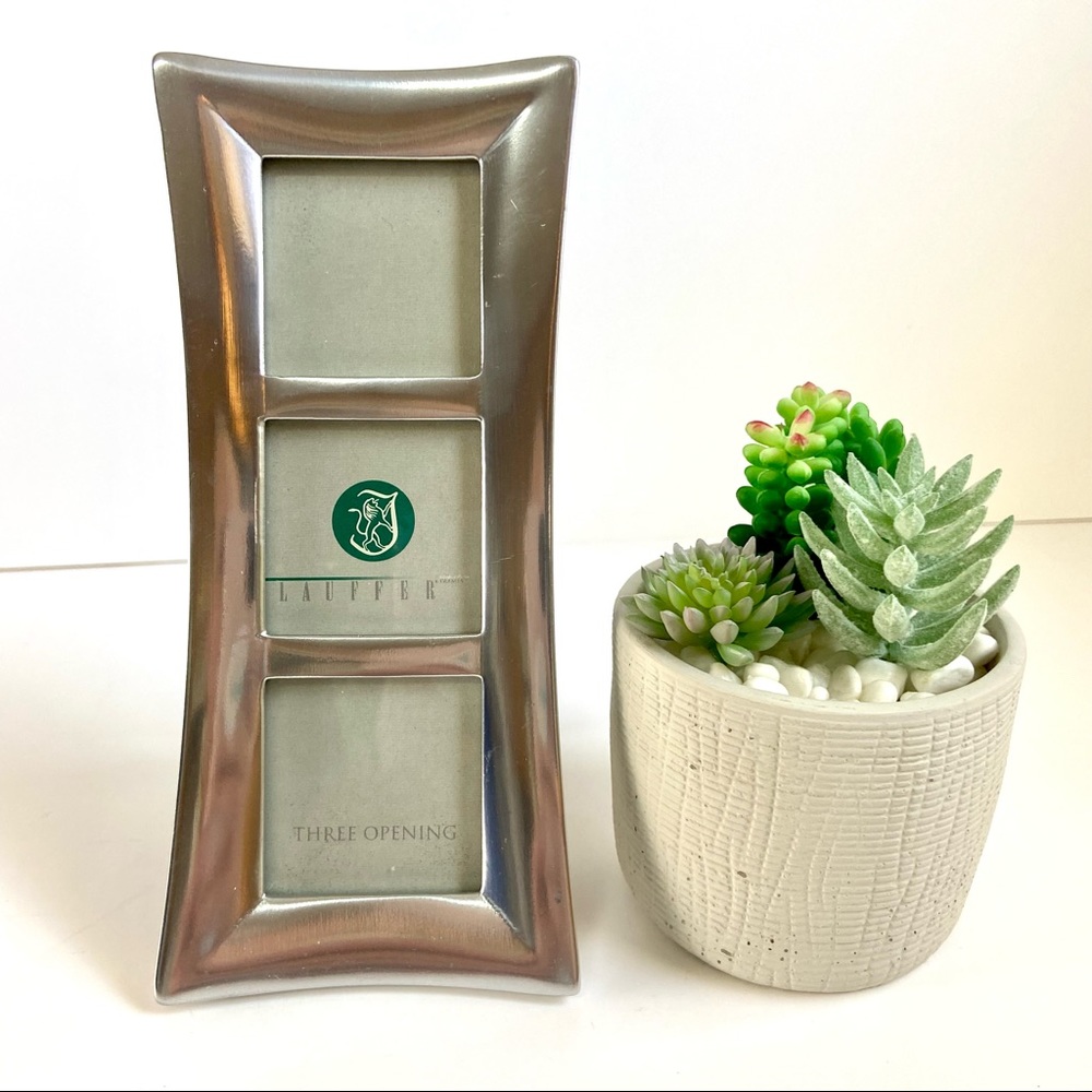 ✨New✨ Lauffer Frames Silver Plated Three Opening Picture Frame - Picture 11 of 11